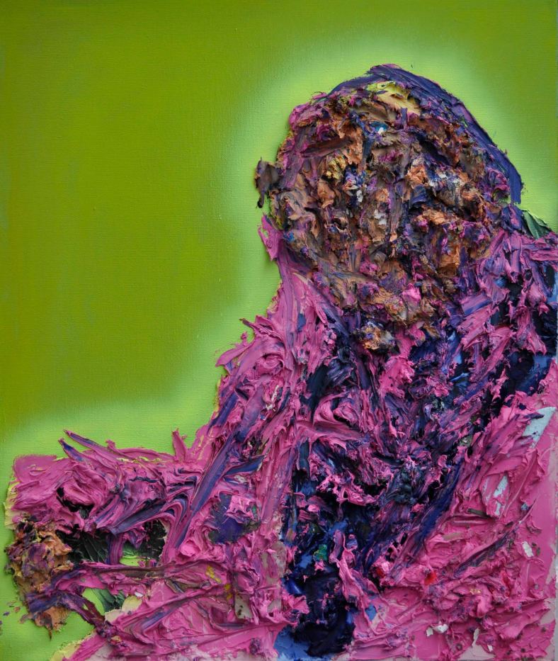 Pius X (Saatchi Collection) Oil and Wax on Linen 70cm x 60cm